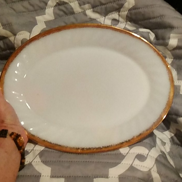 Vintage white milk glass by Fire-King